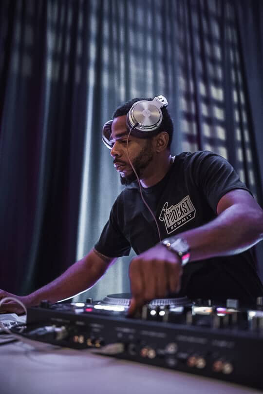 DJ Battio at a corporate event